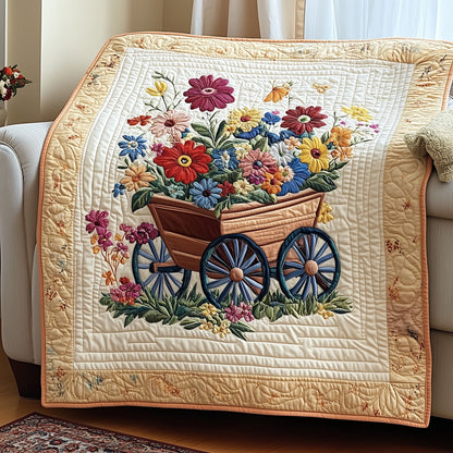Vintage Gardening Quilted Blanket GFTOTP4147