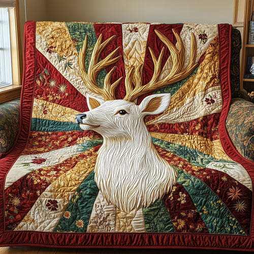 Majestic Deer Quilted Blanket GFTOTP3811