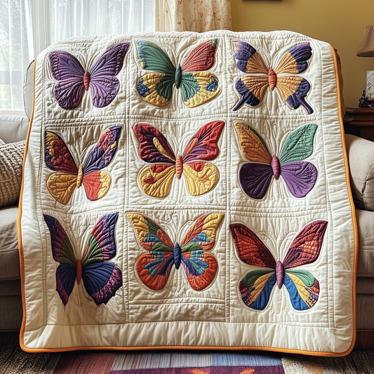 Butterfly Haven Quilted Blanket GFTOTP3858