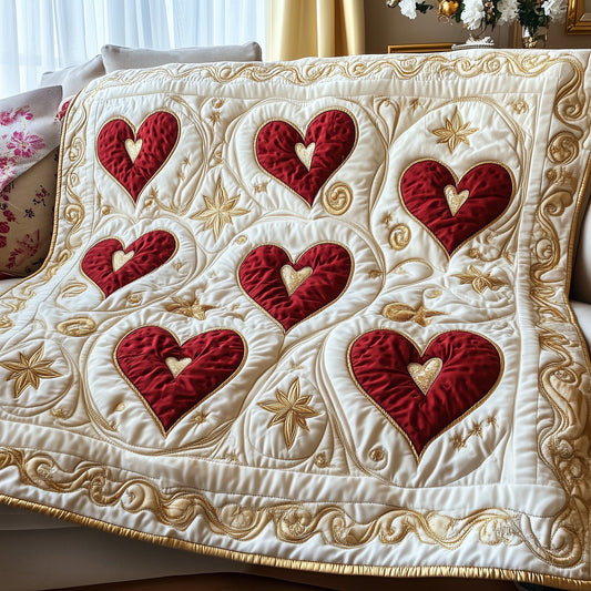Blooming Heart Quilted Blanket GFTOTP3891