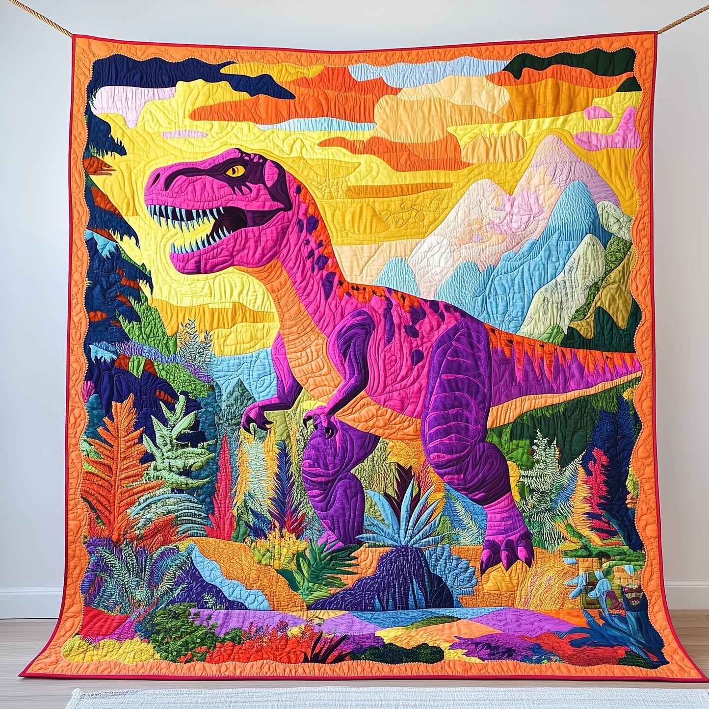 Jurassic Dreamscape Quilted Blanket GFTOHD3276