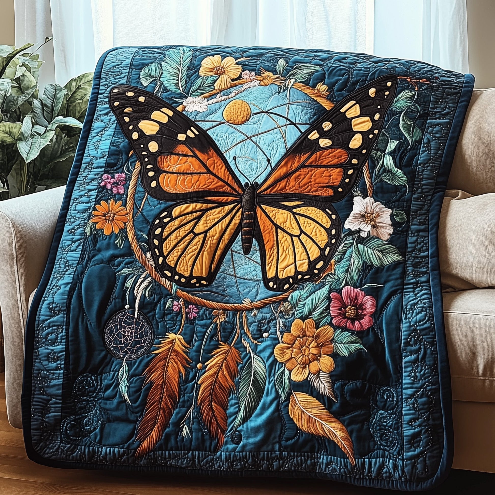 Dreamcatcher Wings Quilted Blanket GFTOTP4076