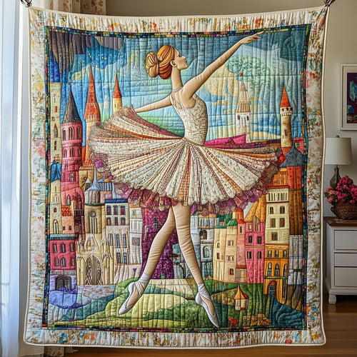 Ballerina Elegance Quilted Blanket GFTOTP4040