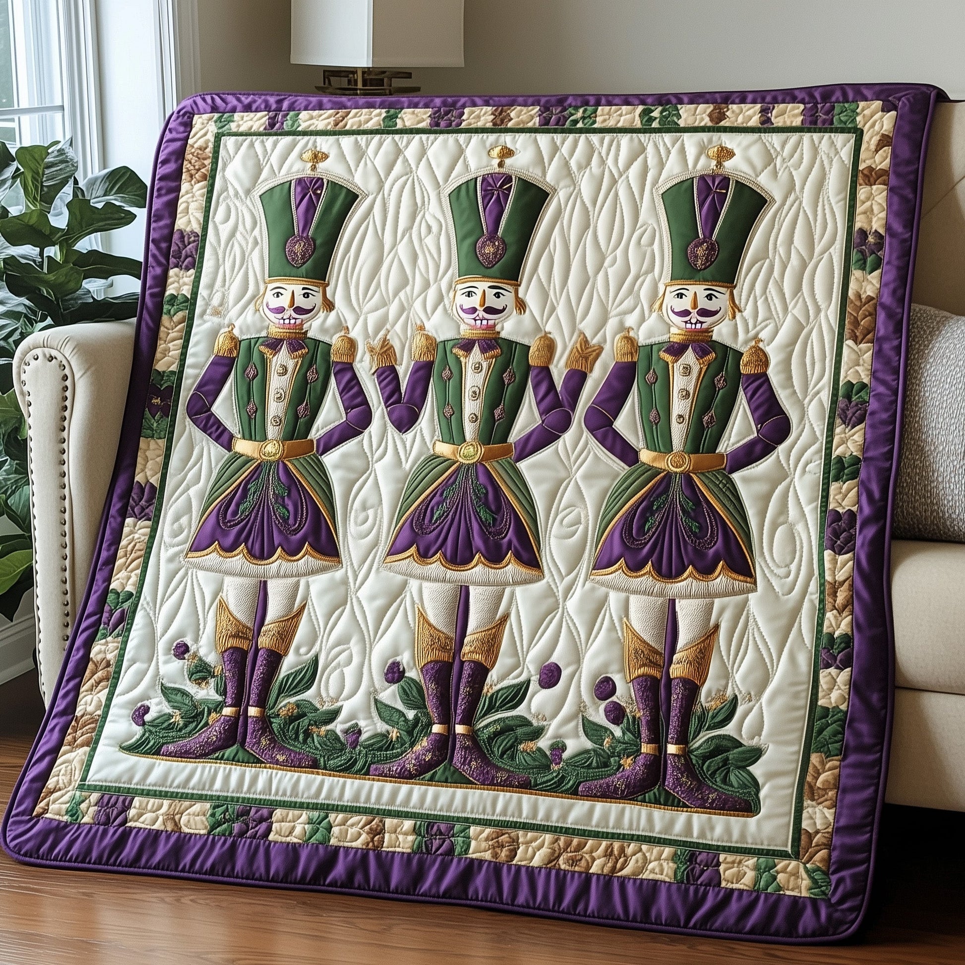 Mardi Gras Quilted Blanket GFTOTP4031