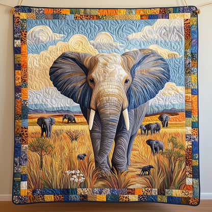 Elephant Quilted Blanket GFTOHD3081