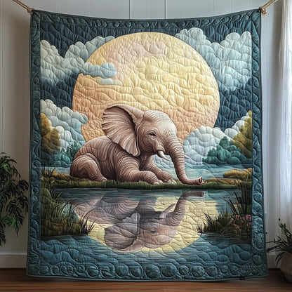 Elephant Quilted Blanket GFTOHD3109