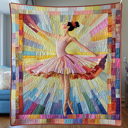 Ballerina Elegance Quilted Blanket GFTOTP4038