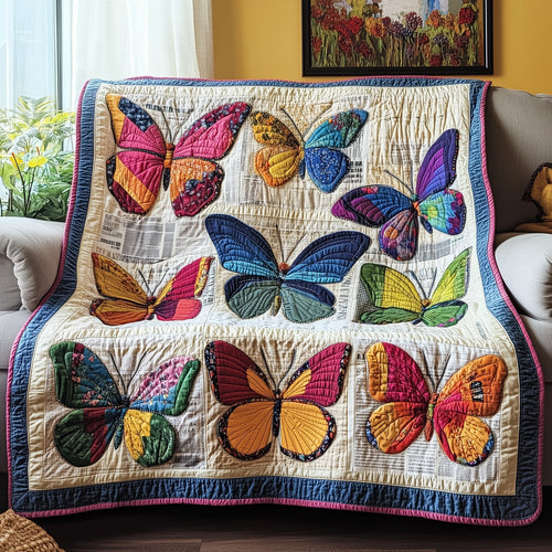 Blossoming Butterfly Quilted Blanket GFTOTP3975