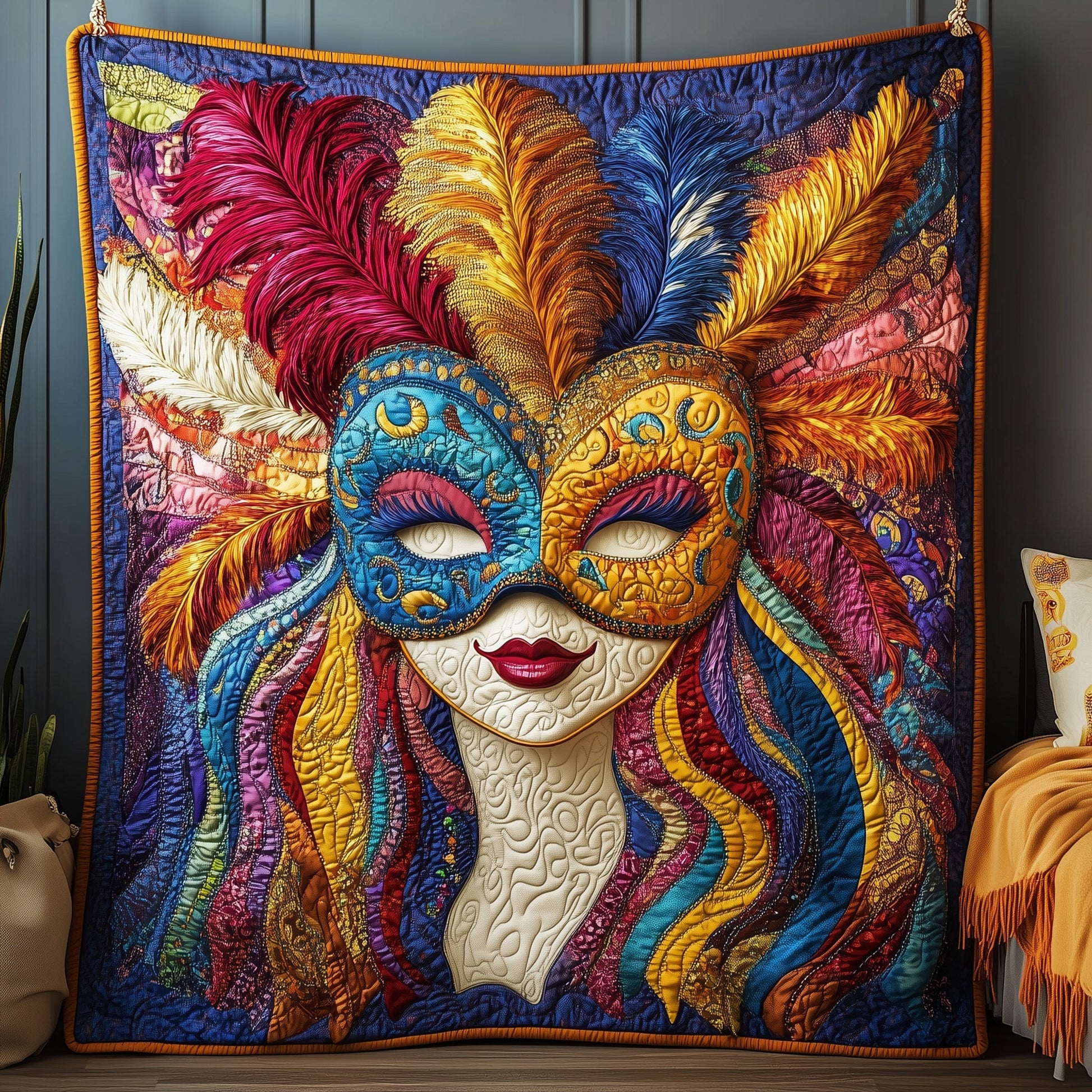 Masquerade Magic Quilted Blanket GFTOAB3324