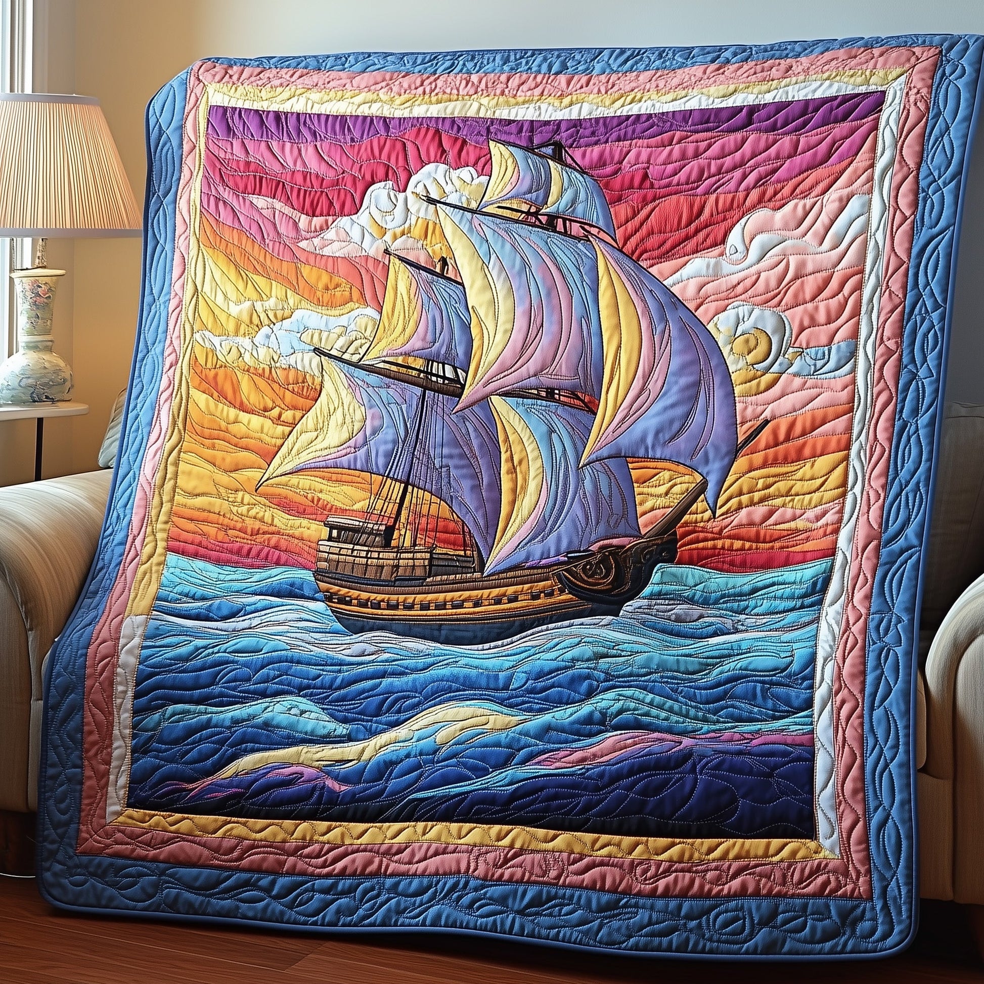 Ocean Wanderer Quilted Blanket GFTOTP3951
