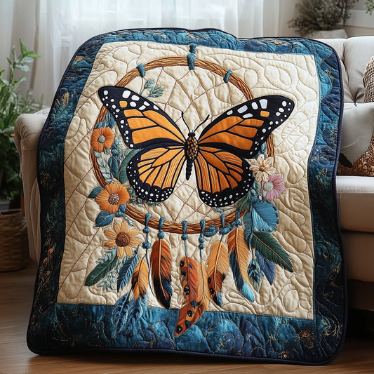 Butterfly Dreamcatcher Quilted Blanket GFTOTP4088