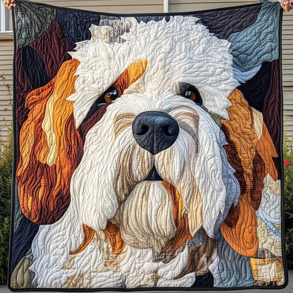 Old English Sheepdog Quilted Blanket GFTOAB3341