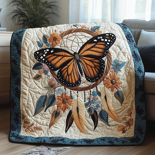 Butterfly Dreamcatcher Quilted Blanket GFTOTP4086
