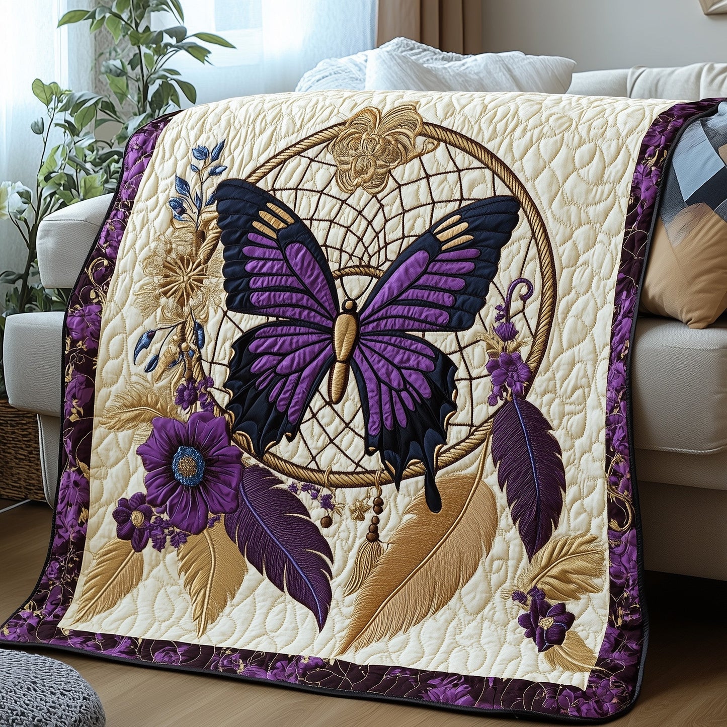 Dreamcatcher Wings Quilted Blanket GFTOTP4078