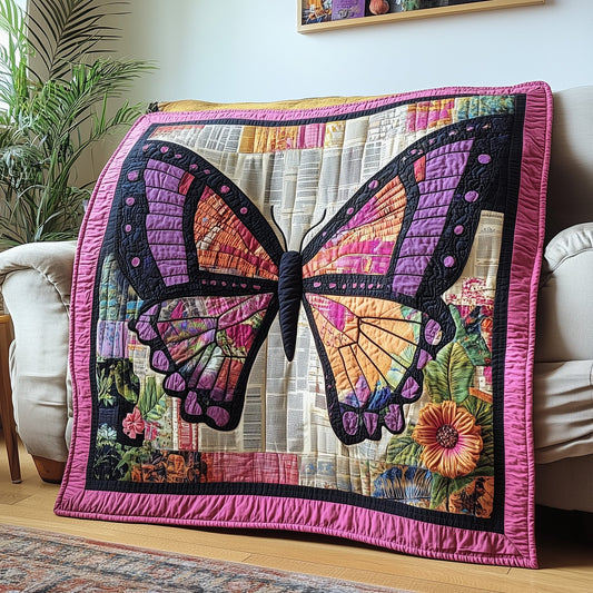 Blossoming Butterfly Quilted Blanket GFTOTP3971