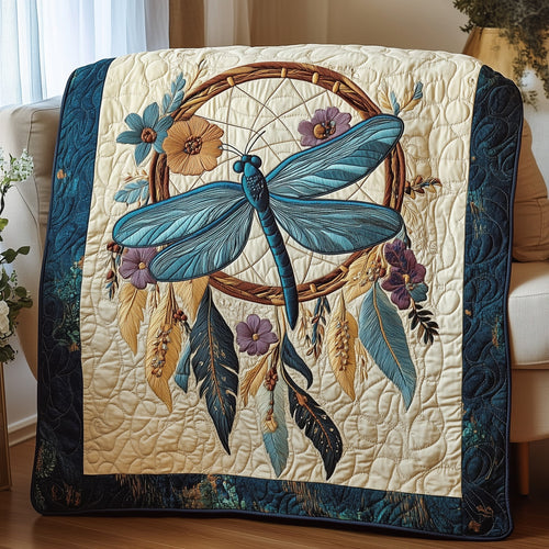 Dragonfly Dreamcatcher Quilted Blanket GFTOTP4107