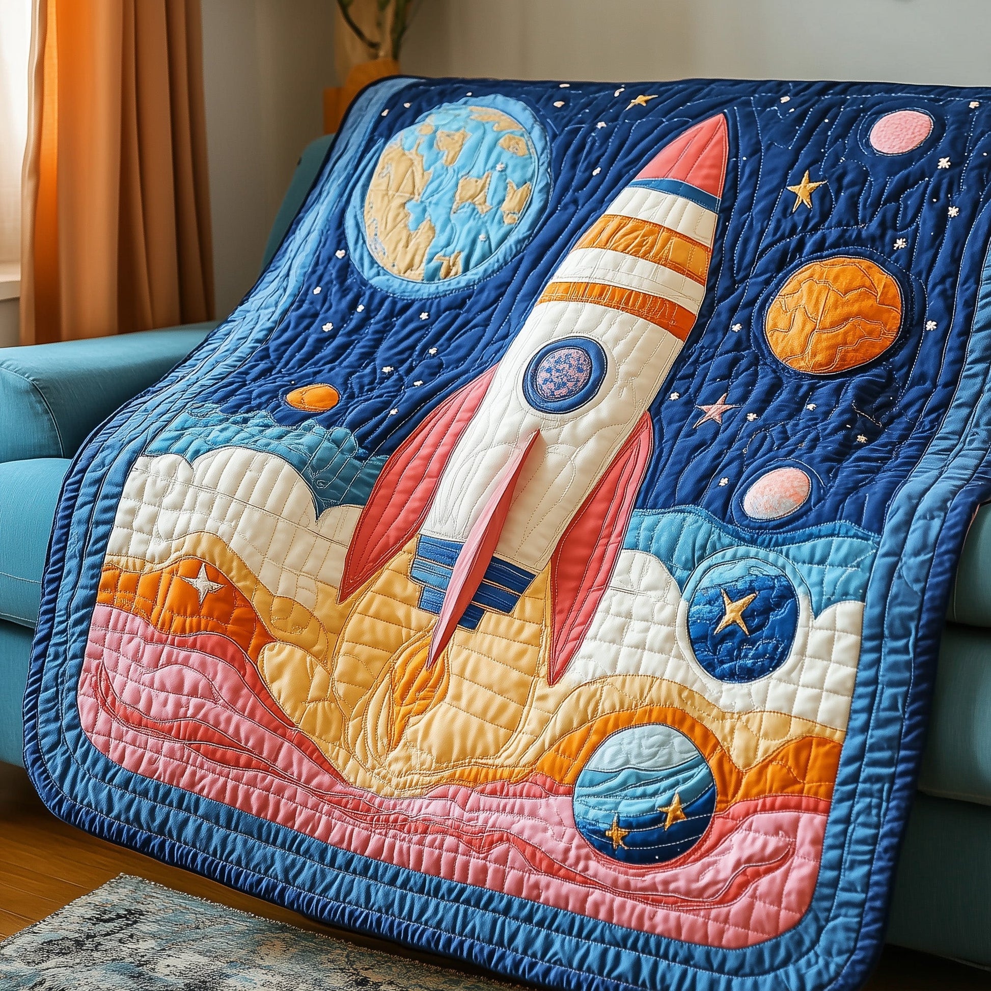 Galactic Dreams Quilted Blanket GFTOTP3957