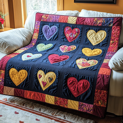 Vintage Heart Quilted Blanket GFTOTP3880
