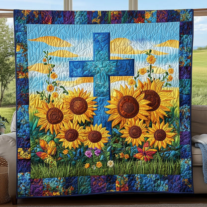 Radiant Faith Quilted Blanket GFTONL2954