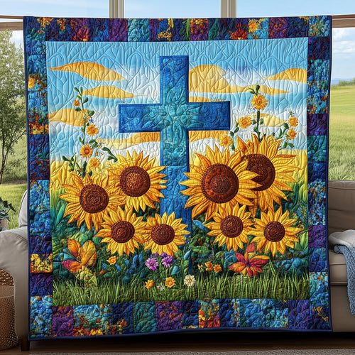 Radiant Faith Quilted Blanket GFTONL2954