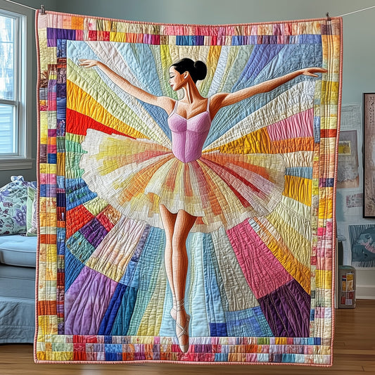 Ballerina Elegance Quilted Blanket GFTOTP4036