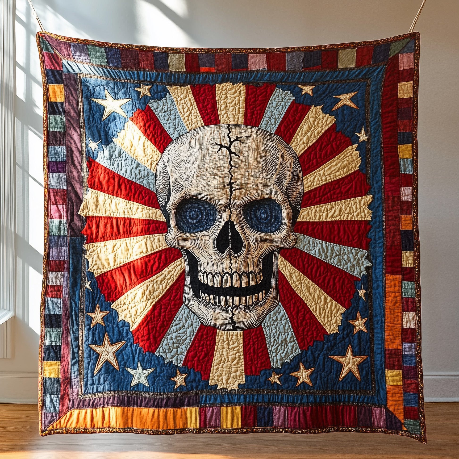 Skull Quilted Blanket GFTOHD3112