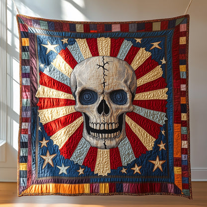 Skull Quilted Blanket GFTOHD3112