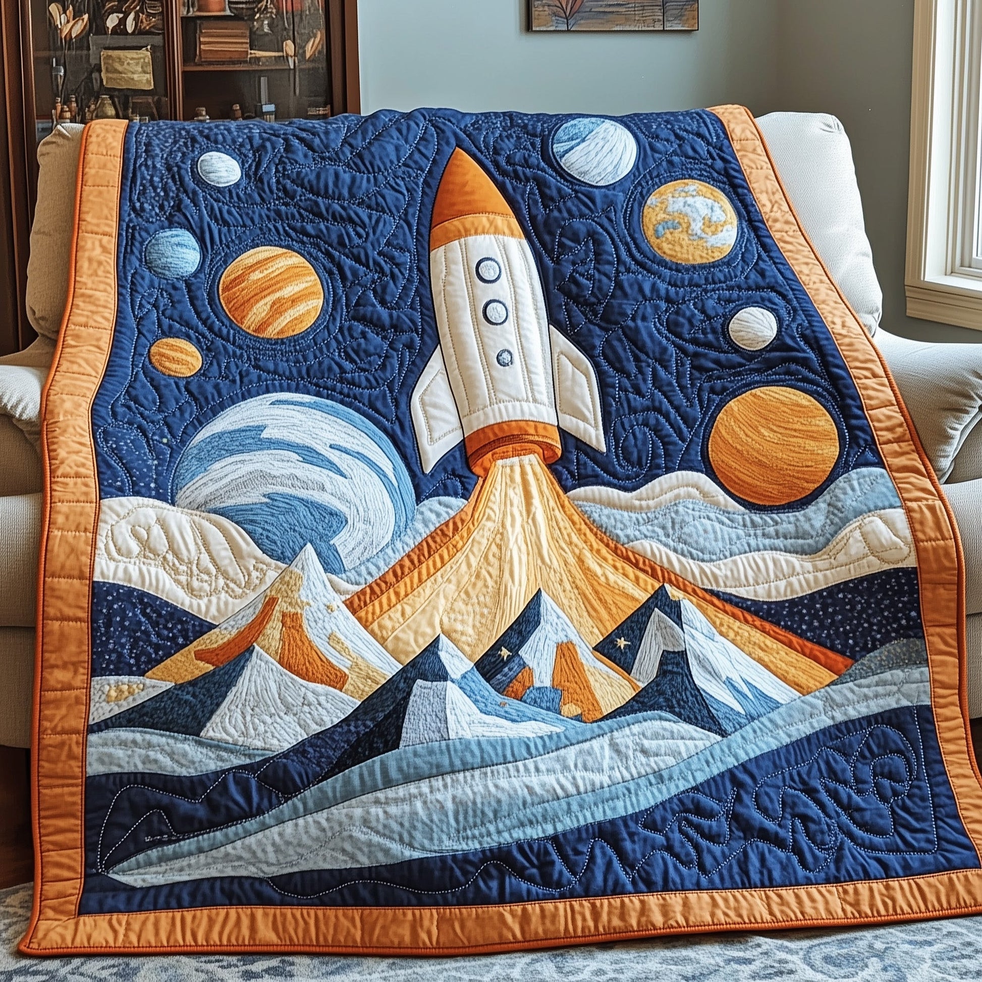 Galactic Dreams Quilted Blanket GFTOTP3955