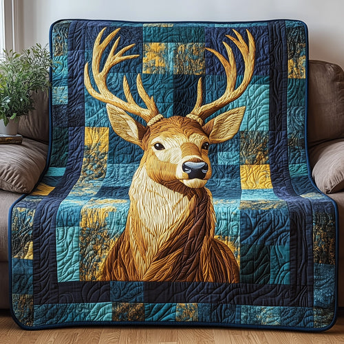 Antlers of Gold Quilted Blanket GFTOTP3806