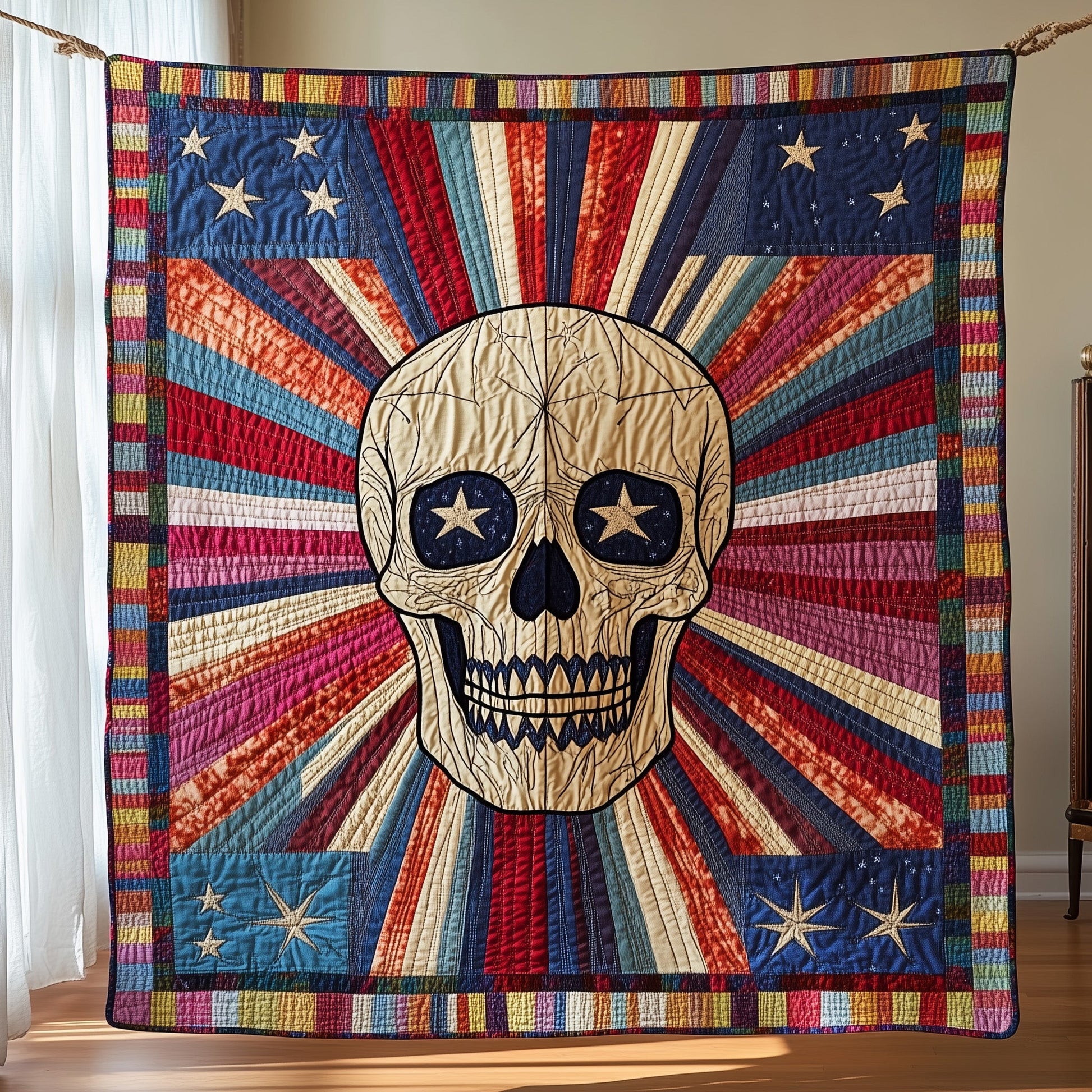 Skull Quilted Blanket GFTOHD3113