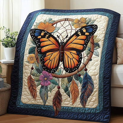 Butterfly Dreamcatcher Quilted Blanket GFTOTP4087