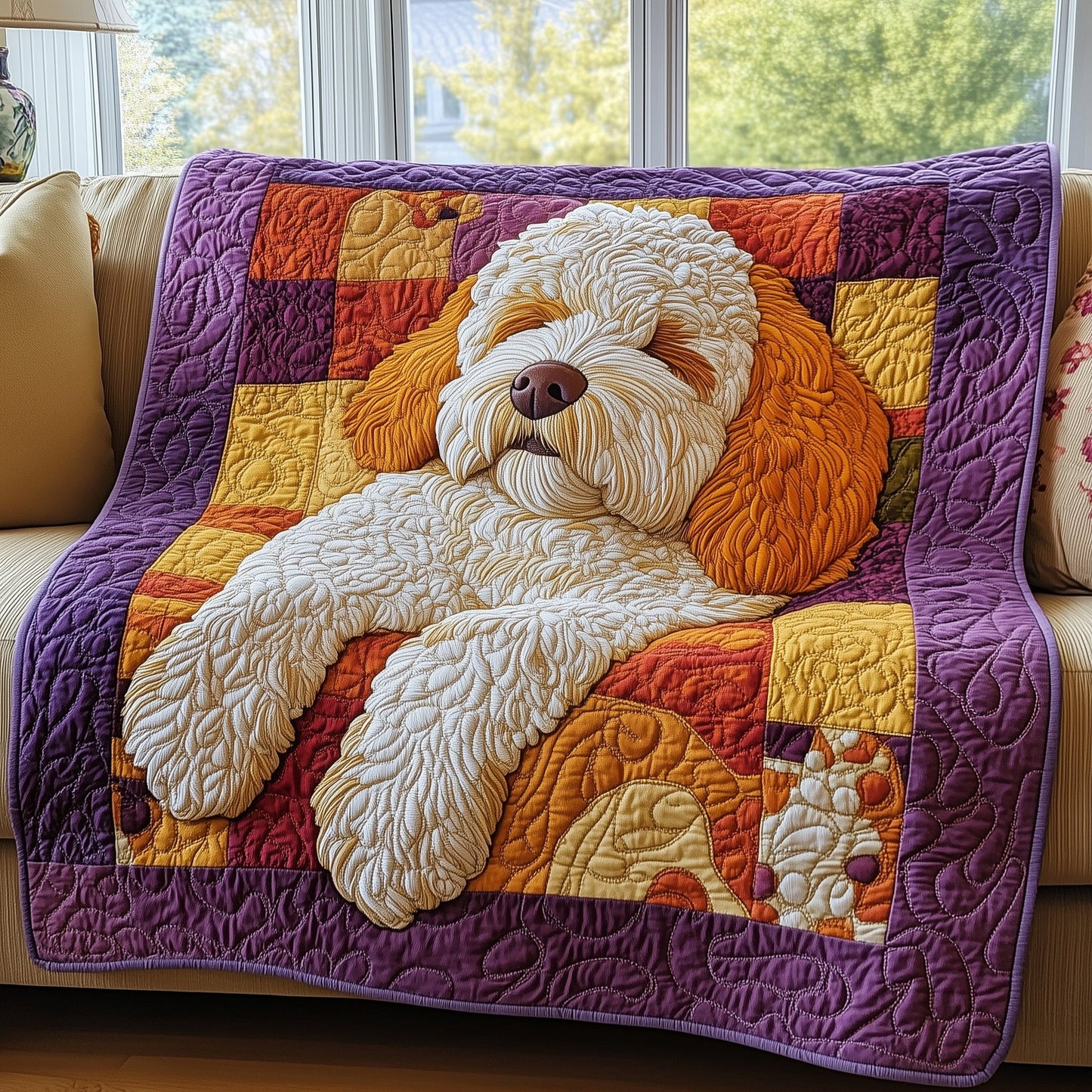 Dreamy Doodle Quilted Blanket GFTOAB3345