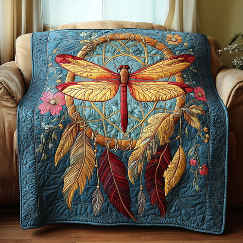 Dragonfly Dreamcatcher Quilted Blanket GFTOTP4101
