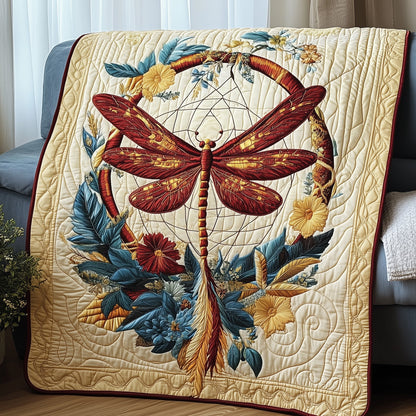 Dragonfly Dreamcatcher Quilted Blanket GFTOTP4105