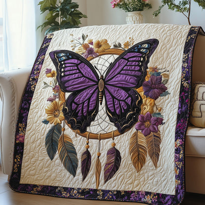 Butterfly Dreamcatcher Quilted Blanket GFTOTP4097