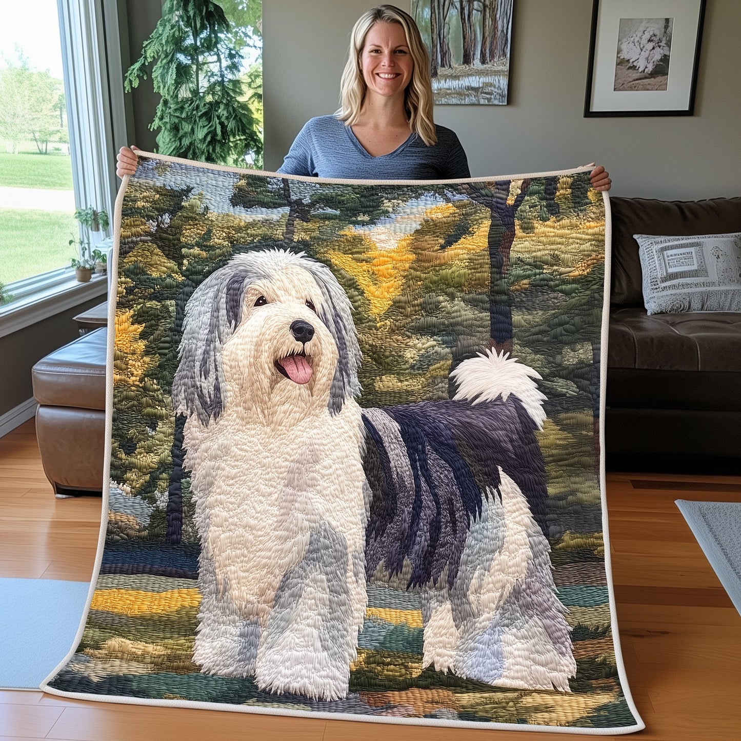 Rolling in Fluff Quilted Blanket GFTOAB3338