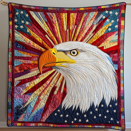 Patriotic Eagle Quilted Blanket GFTOHD2999