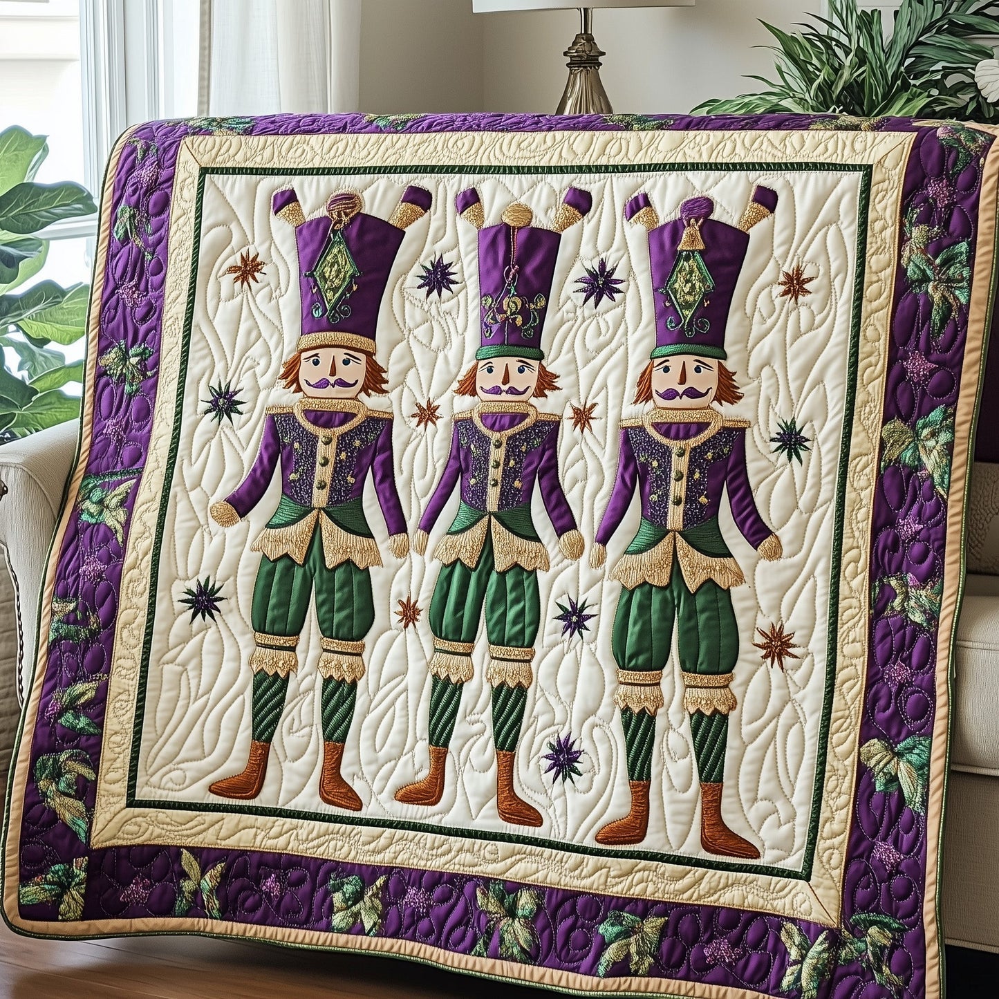 Mardi Gras Quilted Blanket GFTOTP4029