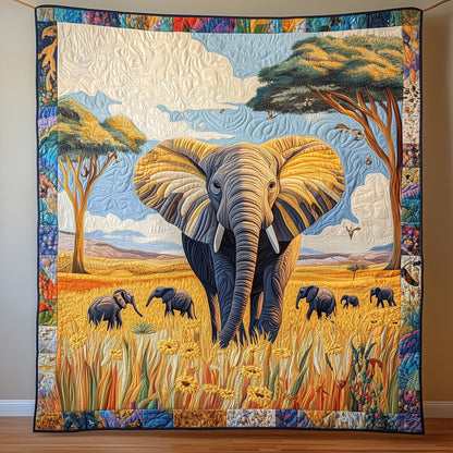 Elephant Quilted Blanket GFTOHD3107