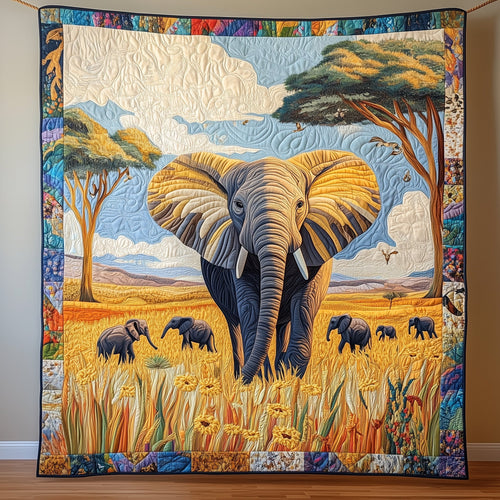 Elephant Quilted Blanket GFTOHD3107