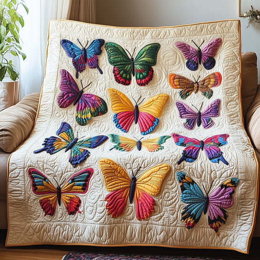 Butterfly Haven Quilted Blanket GFTOTP3862