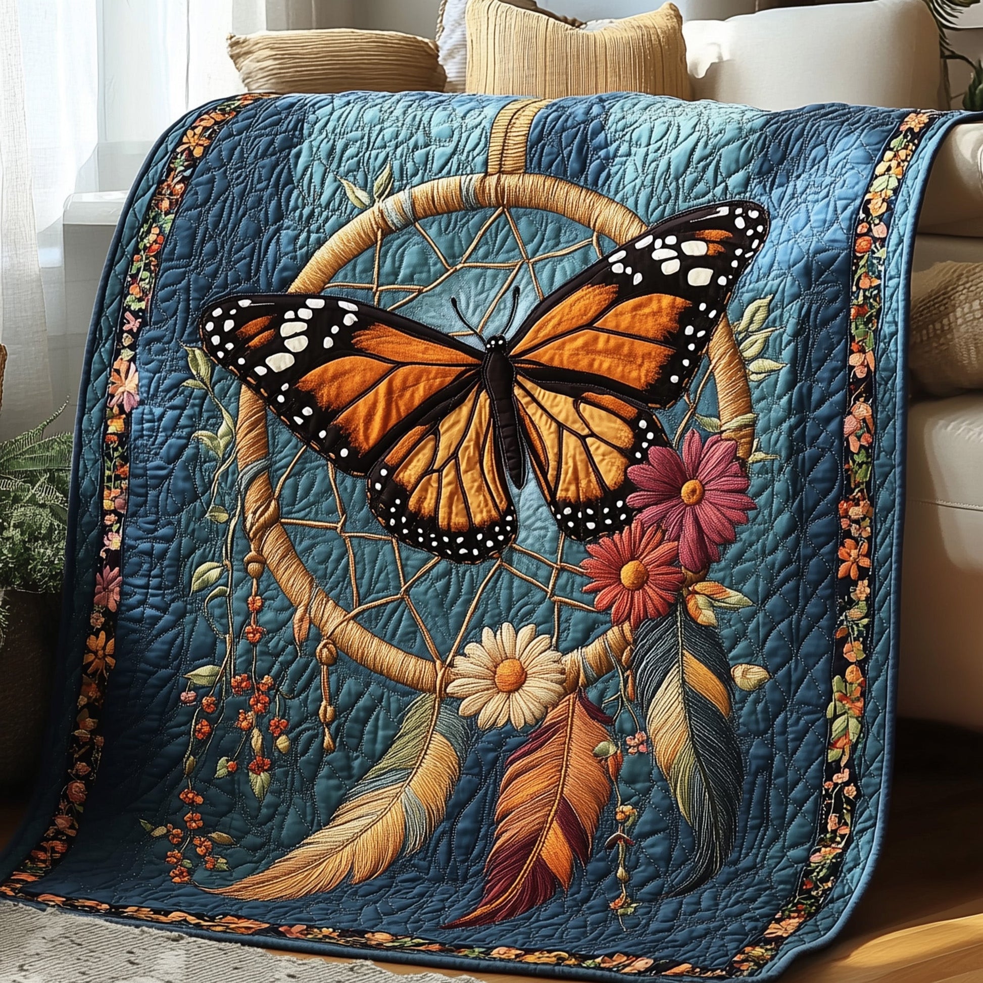 Dreamcatcher Wings Quilted Blanket GFTOTP4077