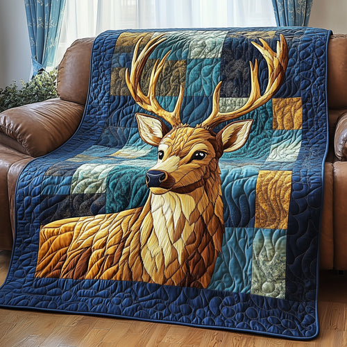 Antlers of Gold Quilted Blanket GFTOTP3805