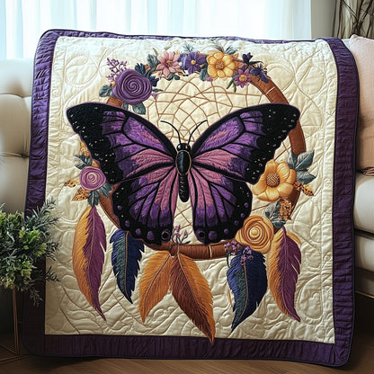 Butterfly Dreamcatcher Quilted Blanket GFTOTP4095