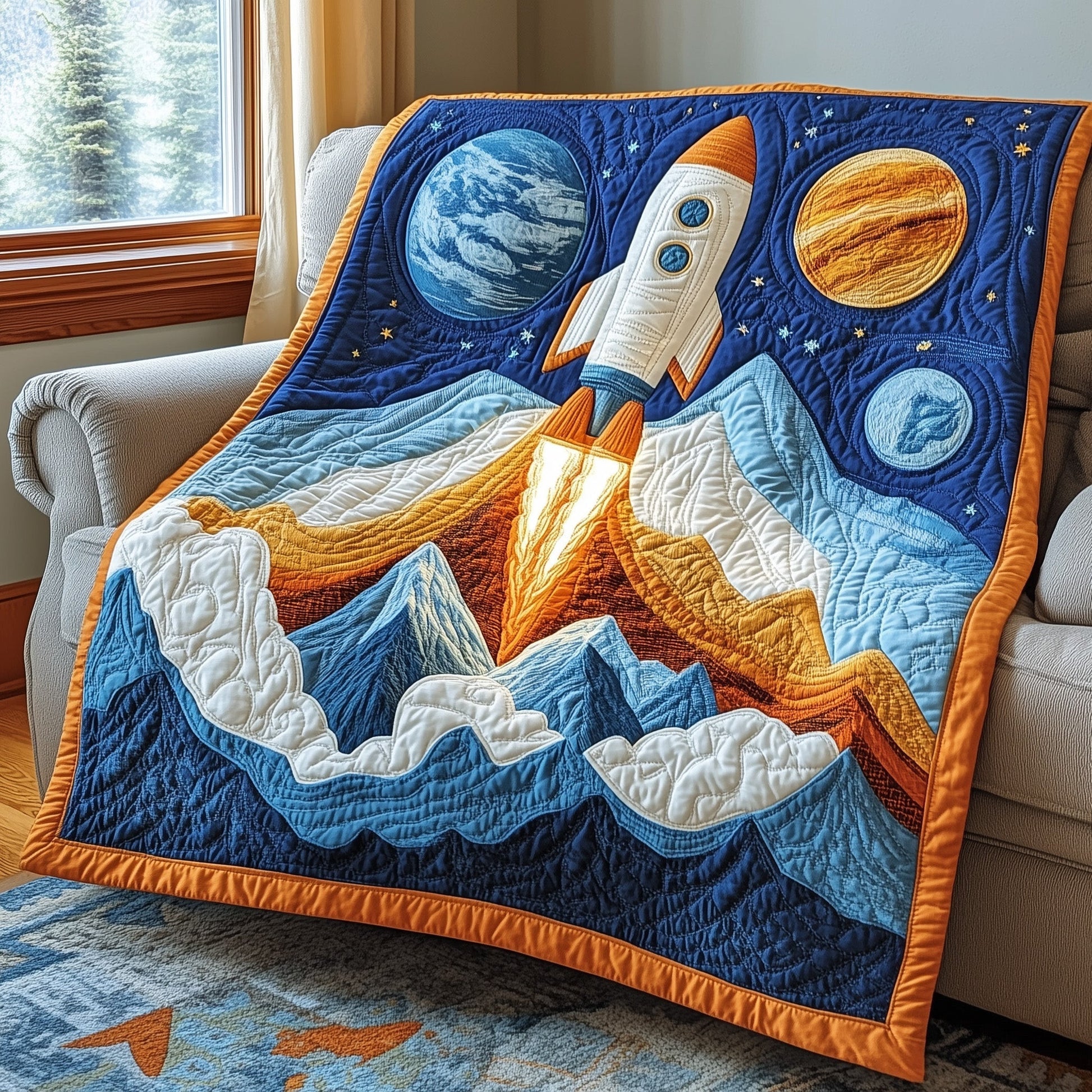 Galactic Dreams Quilted Blanket GFTOTP3956