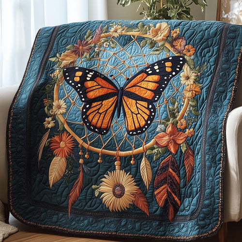 Butterfly Dreamcatcher Quilted Blanket GFTOTP4093