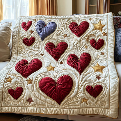 Blooming Heart Quilted Blanket GFTOTP3890
