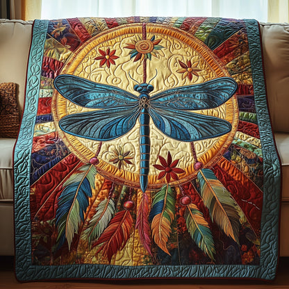 Dragonfly Dreamcatcher Quilted Blanket GFTOTP4108