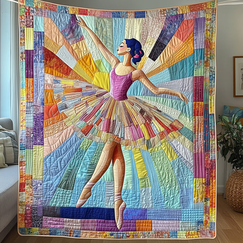 Ballerina Elegance Quilted Blanket GFTOTP4035