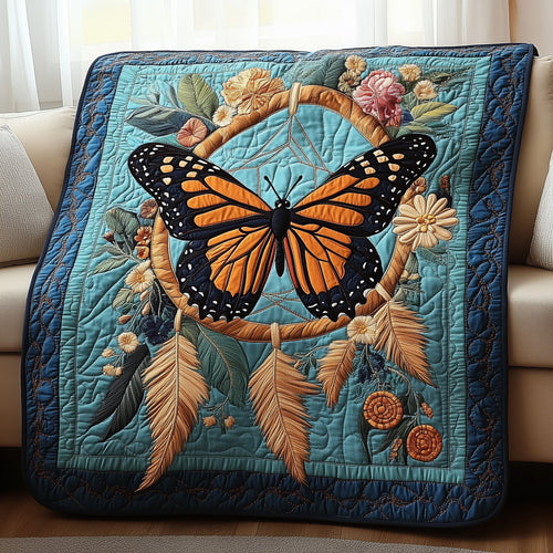 Butterfly Dreamcatcher Quilted Blanket GFTOTP4092